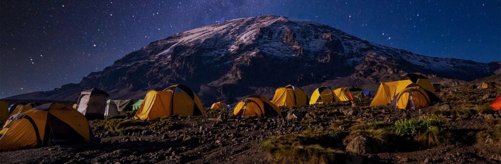 summit night on mount kilimanjaro